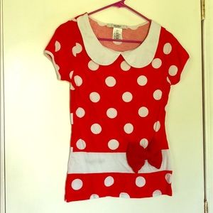 Minnie Mouse Cosplay Blouse